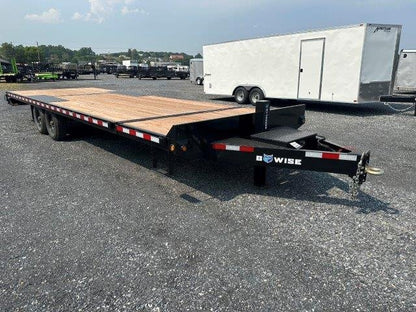 BWise 8 x 26 Deckover Equipment Trailer – Split Tilt Deck image 0