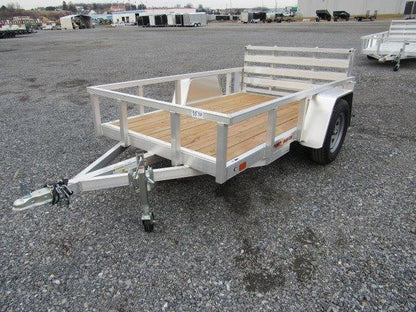 Sport Haven 5×8 Aluminum Utility Trailer – Bi-Fold Ramp Gate image 1