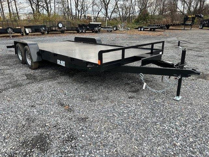 Car Mate 7 x 18 Open Car Trailer – Full Steel Deck image 0
