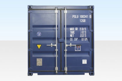 10Ft X 8Ft Shipping Container (One trip) – Blue image 1