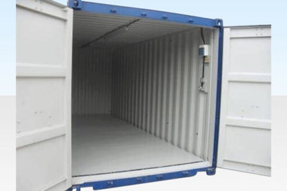 20Ft X 8Ft Flat Floor Bunded Store – Conex Box USA image 0
