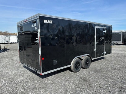 Car Mate 8.5 x 20 Enclosed Car Hauler – Escape Door image 3