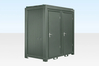 1+1 Double Mains Toilet 8Ft x 5Ft (Bottle Green) image 1